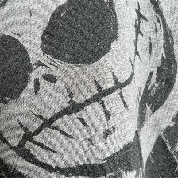 Disney Parks Jack Skellington pumpkin king gray long sleeve shirt small - Picture 12 of 12